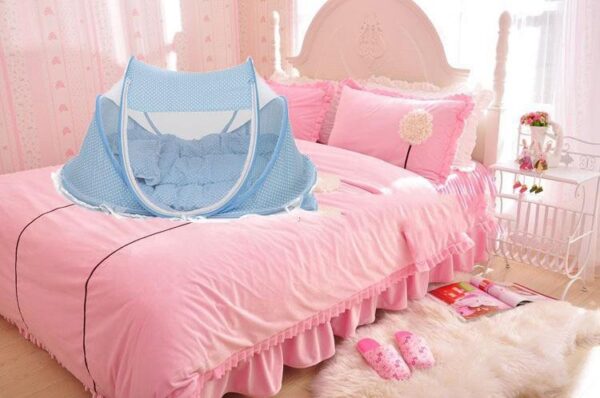 Foldable Baby Bed Net With Pillow Net 2pieces Set - Image 4