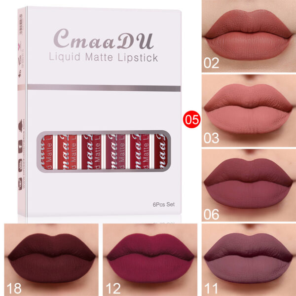 Matte Non-stick Cup Waterproof Lipstick Long Lasting Lip Gloss - Image 4