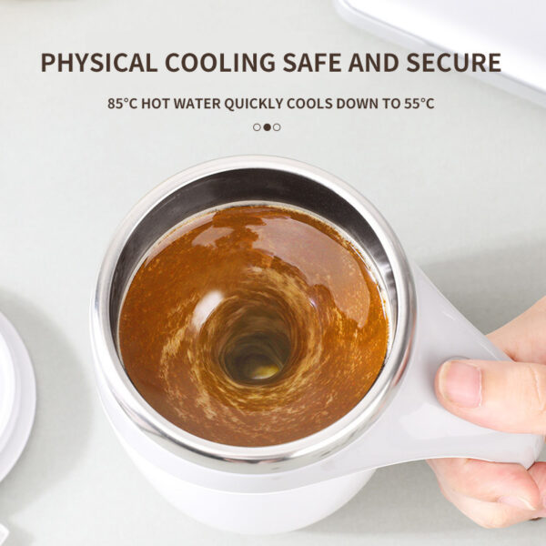 Rechargeable Automatic Stirring Cup for Coffee, Milkshakes and More - Image 9