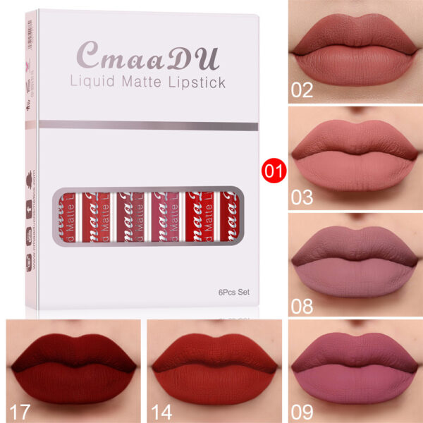 Matte Non-stick Cup Waterproof Lipstick Long Lasting Lip Gloss - Image 3