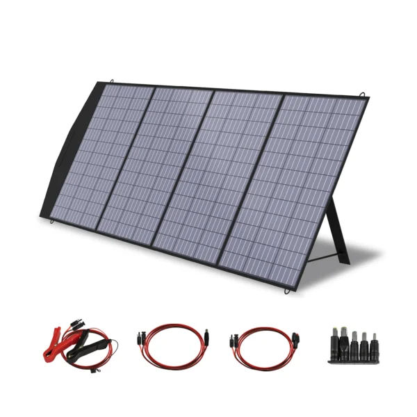 Foldable Solar Panel, 60/100/140/200W Mobile, Laptop, Solar Generator, Fishing