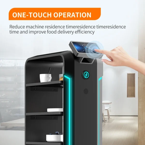 Fast Food Delivery Serving Restaurant Airports Hospitals Robot Waiter Service - Image 5