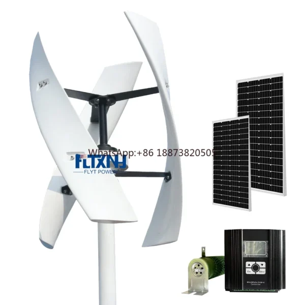 Home wind turbine generator1500w vertical axis renewable energy - Image 4
